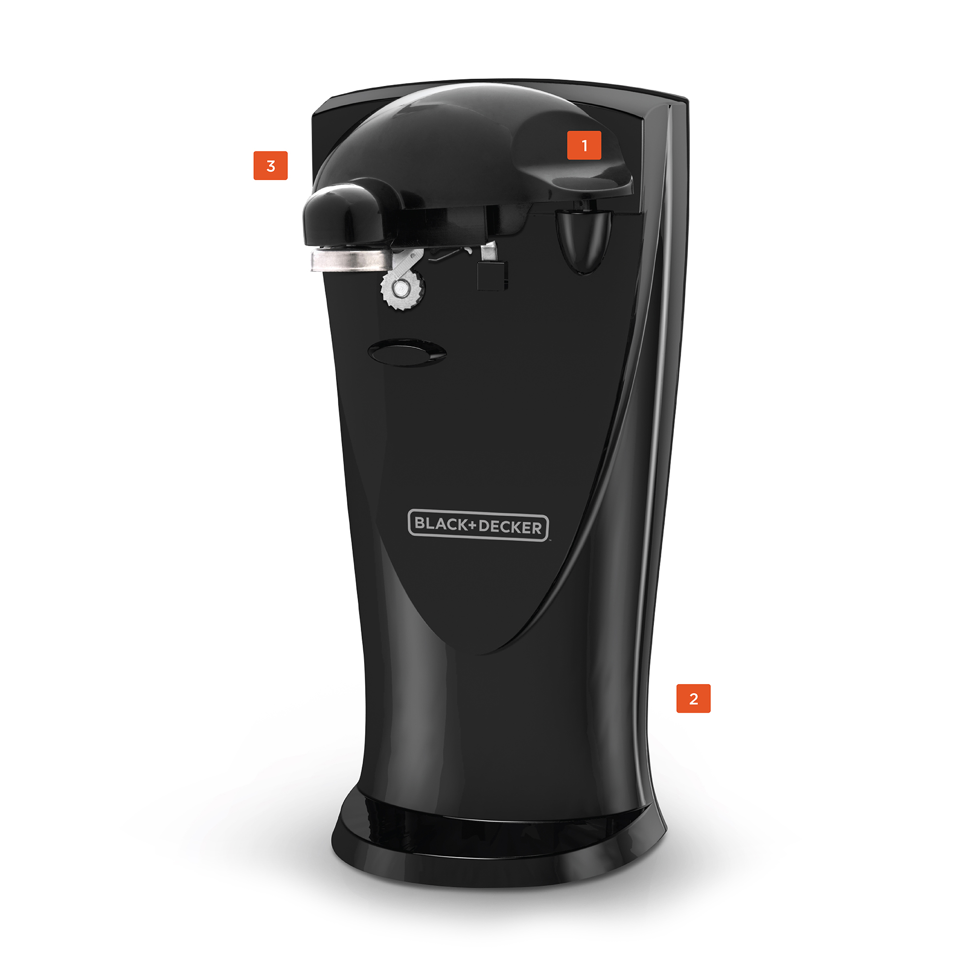 2 in 1 Black Electric Can Opener CO450B BLACK DECKER